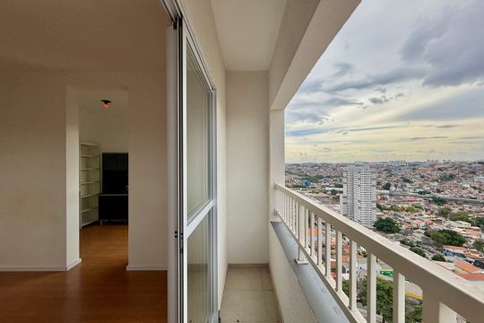 Sacada do Studio de apartamento para alugar com 1 quarto, 36m² em Vila das Belezas, São Paulo