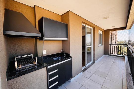 Sacada de apartamento para alugar com 3 quartos, 109m² em Centro Comercial Jubran, Barueri