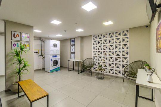 Área comum de apartamento para alugar com 1 quarto, 38m² em Santa Cecilia, São Paulo