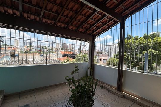 Varanda da Suíte 2 de casa à venda com 4 quartos, 240m² em Vila Marina, Santo André