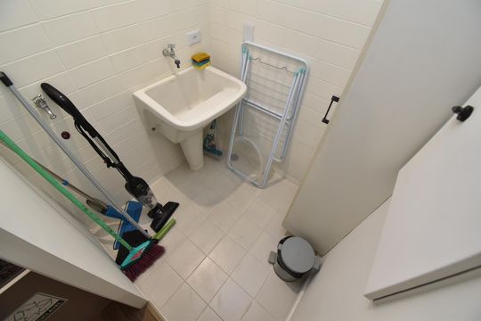 Área de Serviço de apartamento para alugar com 1 quarto, 67m² em Centro, Curitiba