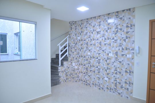 Cozinha de apartamento à venda com 2 quartos, 88m² em Vila Floresta, Santo André