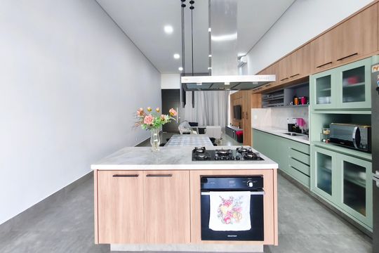 Cozinha de casa de condomínio à venda com 3 quartos, 201m² em Swiss Park, Campinas