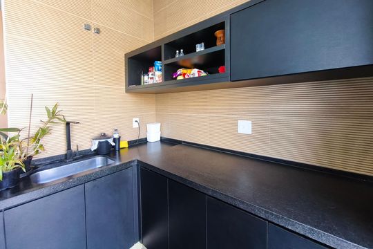 Cozinha de casa de condomínio à venda com 3 quartos, 201m² em Swiss Park, Campinas