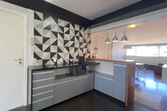 Cozinha de apartamento para alugar com 3 quartos, 127m² em Sumarezinho, São Paulo