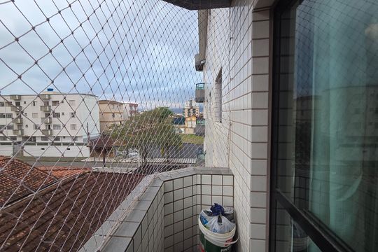 Varanda de apartamento para alugar com 2 quartos, 70m² em Vila Tupi, Praia Grande