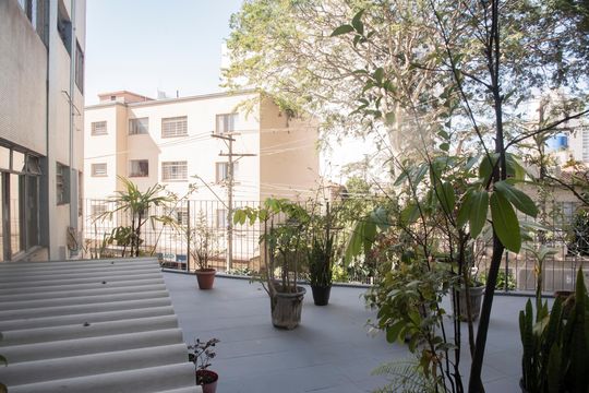 Área comum - Terraço de apartamento à venda com 1 quarto, 58m² em Mirandópolis, São Paulo