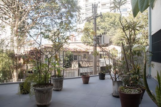Área comum - Terraço de apartamento à venda com 1 quarto, 58m² em Mirandópolis, São Paulo