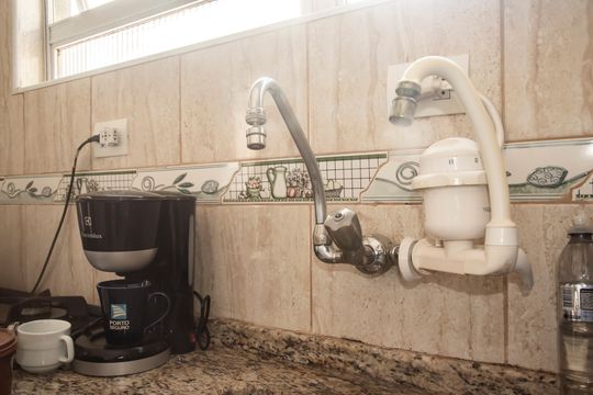 Cozinha de apartamento à venda com 1 quarto, 58m² em Mirandópolis, São Paulo