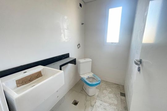 Banheiro da Suíte de apartamento à venda com 2 quartos, 58m² em Nova Suíça, Belo Horizonte