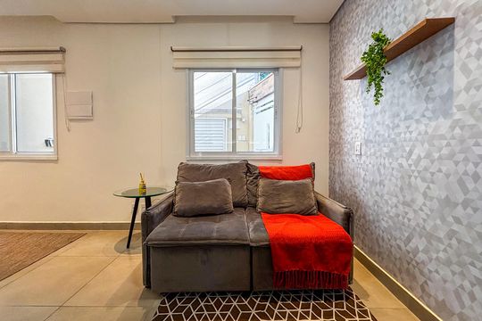 Sala de apartamento para alugar com 1 quarto, 32m² em Vila Monte Alegre, São Paulo