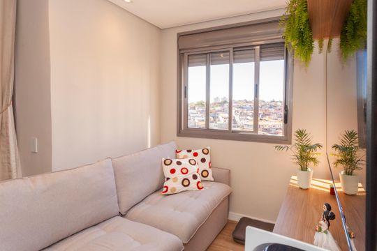 Sala de apartamento à venda com 3 quartos, 63m² em Vila Constanca, São Paulo