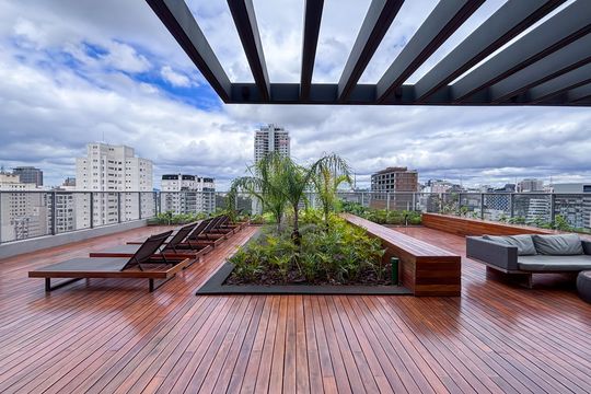 Área comum de kitnet/studio à venda com 1 quarto, 25m² em Pinheiros, São Paulo