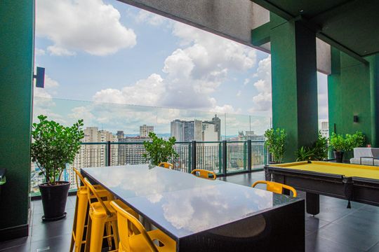Área comum de kitnet/studio à venda com 1 quarto, 51m² em Bela Vista, São Paulo
