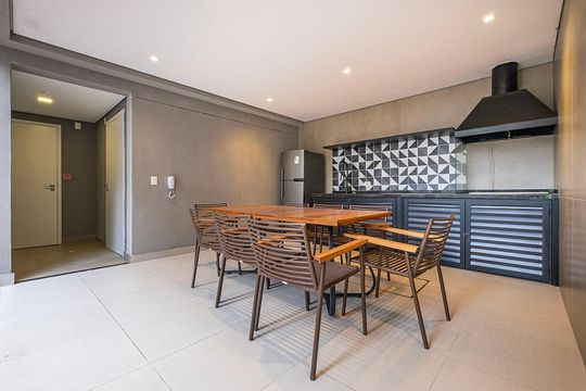 Churrasqueira de kitnet/studio à venda com 1 quarto, 24m² em Pinheiros, São Paulo