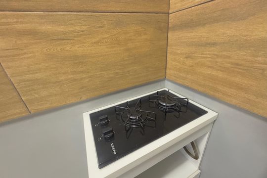 Detalhe cozinha de kitnet/studio para alugar com 1 quarto, 31m² em Vila Nossa Senhora de Fatima, Guarulhos