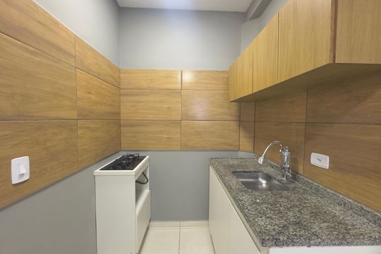 Cozinha de kitnet/studio para alugar com 1 quarto, 31m² em Vila Nossa Senhora de Fatima, Guarulhos