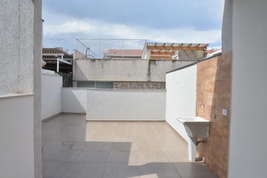Área de Serviço de apartamento à venda com 2 quartos, 90m² em Vila América, Santo André
