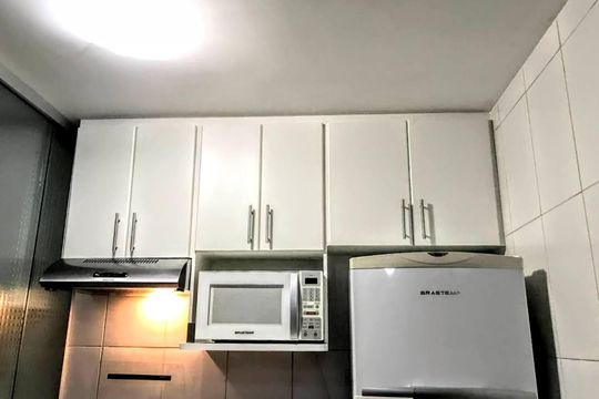 Cozinha de apartamento à venda com 3 quartos, 52m² em Salgado Filho, Belo Horizonte