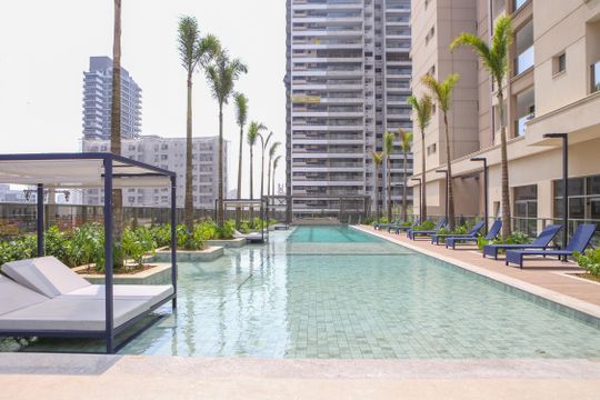 Área comum - Piscina de apartamento para alugar com 3 quartos, 162m² em Perdizes, São Paulo