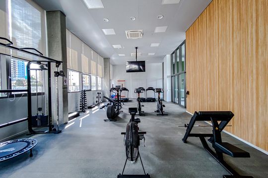 Área comum - Academia de kitnet/studio à venda com 1 quarto, 25m² em Vila Regente Feijó, São Paulo