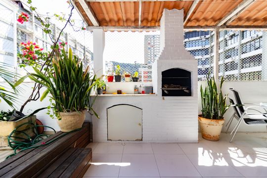 Churrasqueira de apartamento à venda com 3 quartos, 200m² em Botafogo, Rio de Janeiro