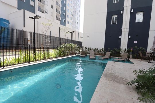 Área comum - Piscina de apartamento para alugar com 2 quartos, 38m² em Parque da Vila Prudente, São Paulo