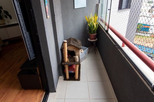 Sacada Sala de apartamento à venda com 2 quartos, 65m² em Vila Joao Jorge, Campinas