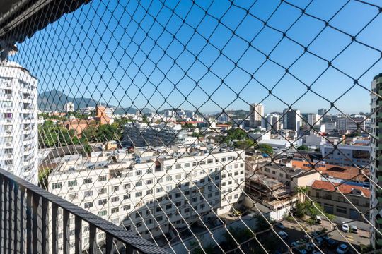 Varanda da Sala de apartamento à venda com 2 quartos, 80m² em Praça da Bandeira, Rio de Janeiro