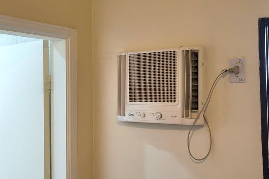 Ar condicionado  de casa para alugar com 2 quartos, 102m² em Jardim Imperador, Praia Grande