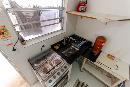 Cozinha de casa para alugar com 2 quartos, 72m² em Jardim Peri, São Paulo