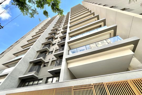 Fachada de apartamento à venda com 3 quartos, 141m² em Mirandópolis, São Paulo