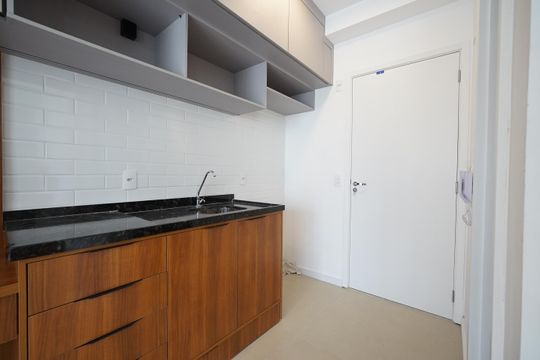 Cozinha de kitnet/studio à venda com 1 quarto, 23m² em Vila Mariana, São Paulo
