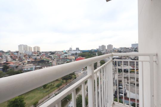 Varanda da sala de apartamento para alugar com 2 quartos, 44m² em Parque Sao Rafael, São Paulo