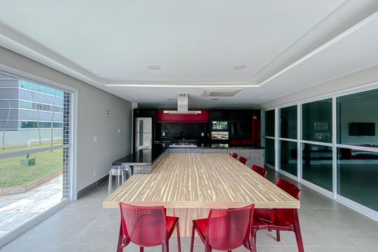 Área comum de apartamento à venda com 1 quarto, 55m² em Vila Regente Feijó, São Paulo