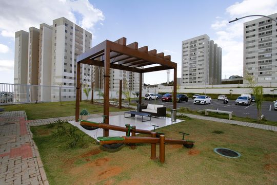 Área comum - Playground de apartamento para alugar com 2 quartos, 47m² em Palmeiras, Belo Horizonte