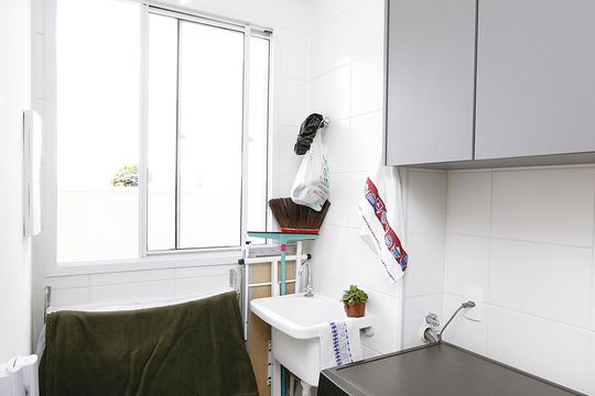 Área de Serviço de apartamento para alugar com 2 quartos, 47m² em Palmeiras, Belo Horizonte