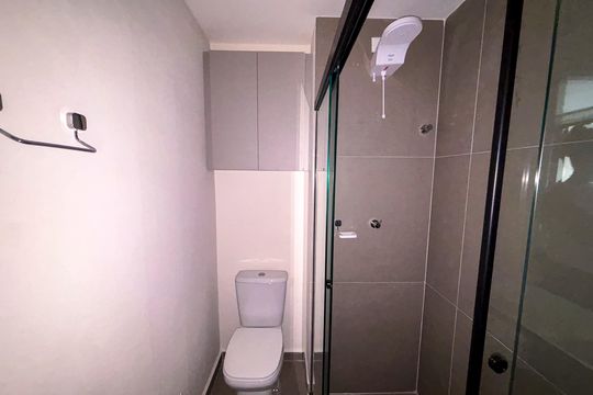 Banheiro de apartamento para alugar com 1 quarto, 35m² em Sumarezinho, São Paulo