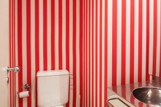 Lavabo de apartamento para alugar com 1 quarto, 82m² em Itaim Bibi, São Paulo