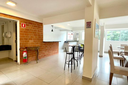 Área comum de apartamento à venda com 2 quartos, 64m² em Pinheiros, São Paulo