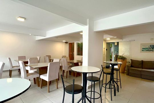 Área comum de apartamento à venda com 2 quartos, 64m² em Pinheiros, São Paulo