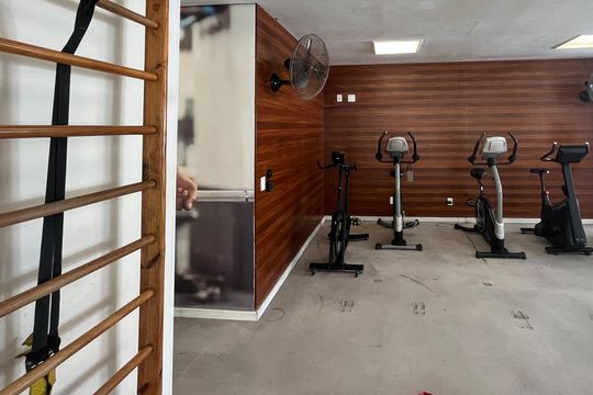 Área comum - Academia de apartamento para alugar com 2 quartos, 64m² em Marapé, Santos