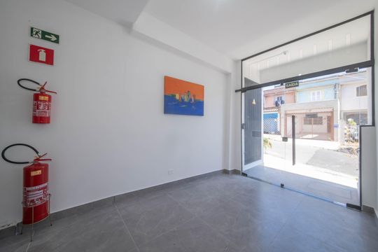 Hall Social de apartamento à venda com 1 quarto, 32m² em Vila Gumercindo, São Paulo