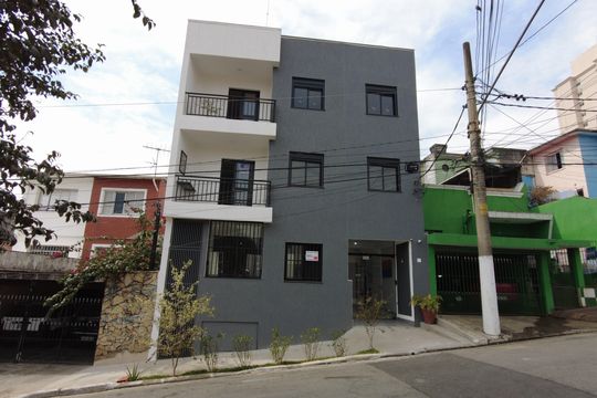 Fachada de apartamento à venda com 2 quartos, 48m² em Vila Gumercindo, São Paulo