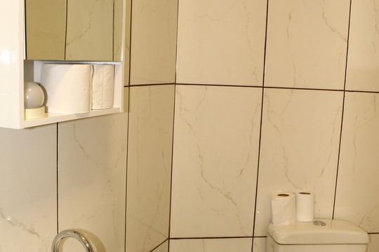 Banheiro Social de kitnet/studio à venda com 1 quarto, 45m² em Centro Histórico de São Paulo, São Paulo