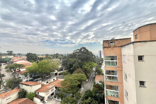 Vista da Suíte de apartamento à venda com 1 quarto, 30m² em Jardim Prudência, São Paulo