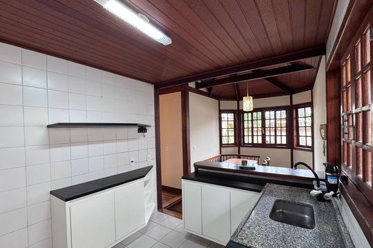 Cozinha  de casa de condomínio à venda com 4 quartos, 250m² em Vargem Grande, Rio de Janeiro