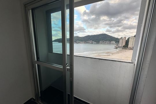 Varanda da Sala de apartamento para alugar com 1 quarto, 45m² em Centro, São Vicente