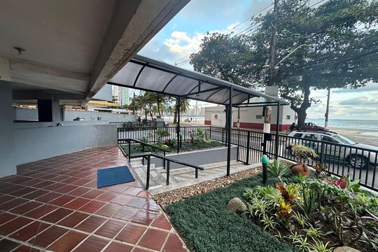 Área comum de apartamento para alugar com 1 quarto, 45m² em Centro, São Vicente