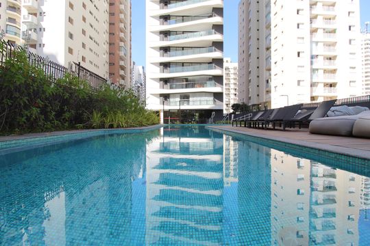 Área Comum - Piscina de apartamento à venda com 3 quartos, 152m² em Vila Olímpia, São Paulo